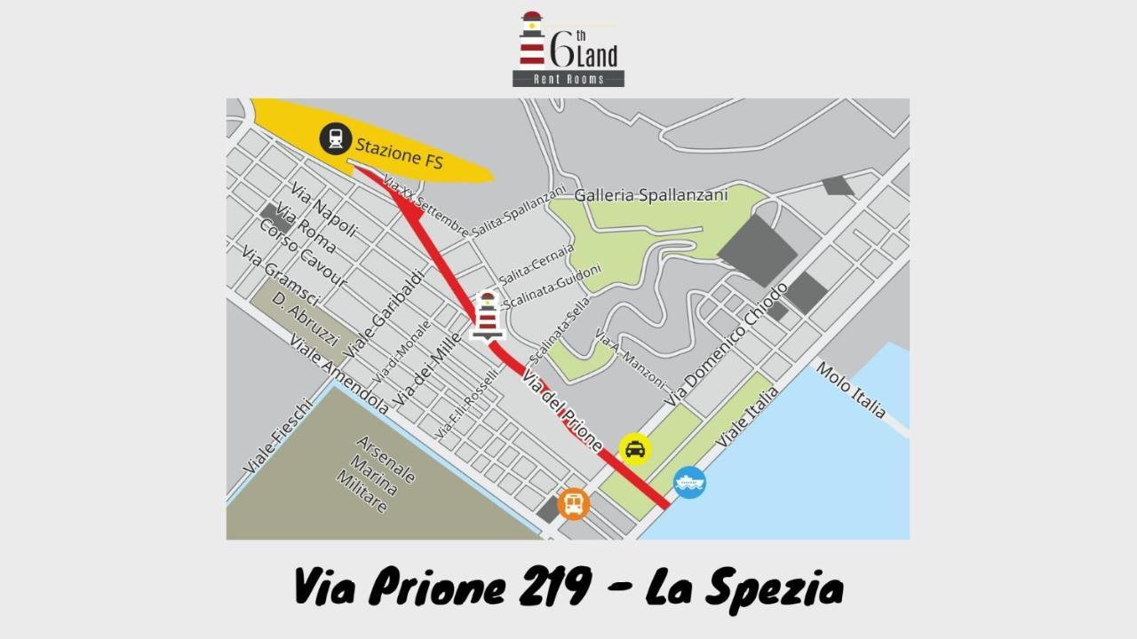 6Th Land - Rent Rooms Affittacamere La Spezia Eksteriør billede